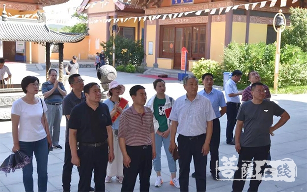 长岛-烟台长岛县政协组织调研组赴合卢寺调研