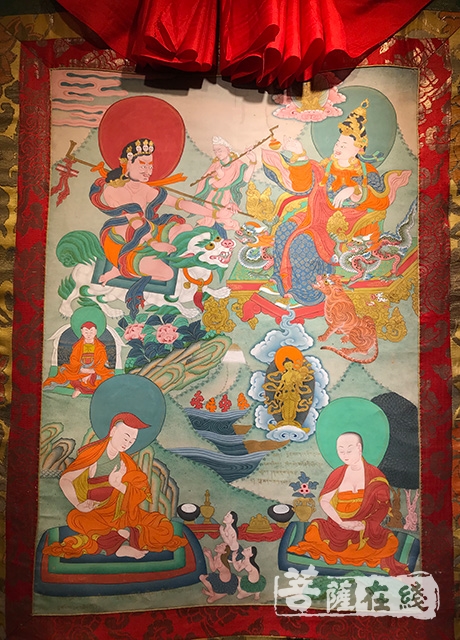 中日文化-“文明对话——中日黄檗画与唐卡交流展”在东京启幕