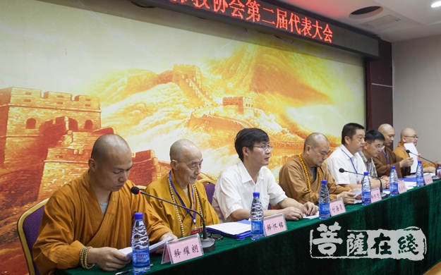 佛教-岳阳县佛教协会召开第二届代表大会  大智法师当选会长