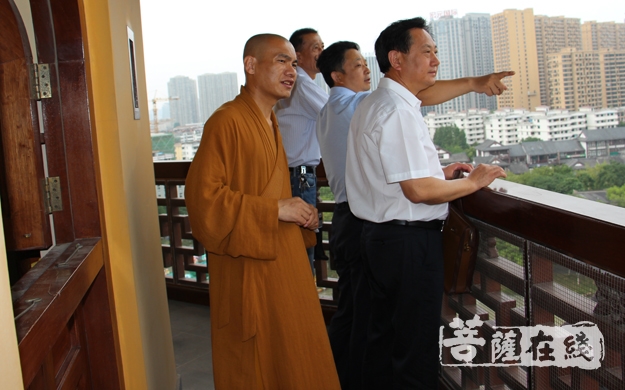 佛教-江苏省民宗委综合督查处副处长张宇赴慈云禅寺调研