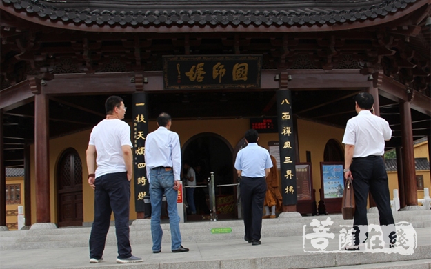 佛教-江苏省民宗委综合督查处副处长张宇赴慈云禅寺调研