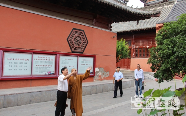 佛教-江苏省民宗委综合督查处副处长张宇赴慈云禅寺调研