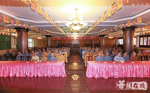 佛教-普陀山佛协召开教务教风巡查工作部署动员大会暨香会期安全会议