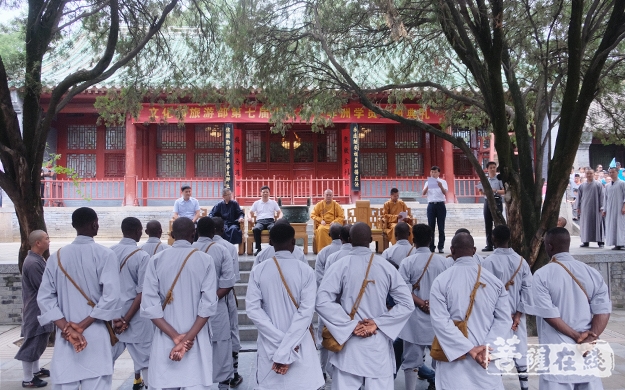 少林武术-第七届“少林功夫非洲学员班”开班