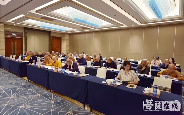 佛教-湖州市佛教协会召开五届九次理事会扩大会议