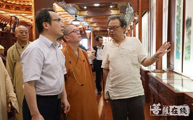 佛教-“会心•中国画九人展”于上海地藏古寺开幕