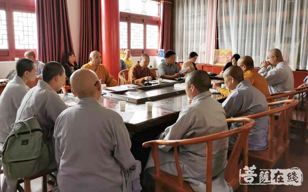 佛教-陕西勉县佛教协会二届六次常务理事（扩大）会议在天灯禅寺召开