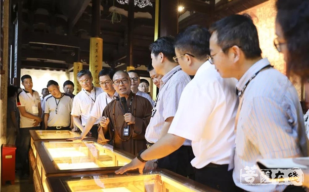 温州-浙江省委统战部副部长楼炳文赴温州头陀寺调研