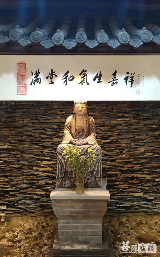 书法-“迎军运书华章 当代沙门书法展”在武汉卓刀泉寺开幕