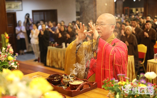 佛教-厦门鸿山寺第十四期千人共诵地藏经法会圆满