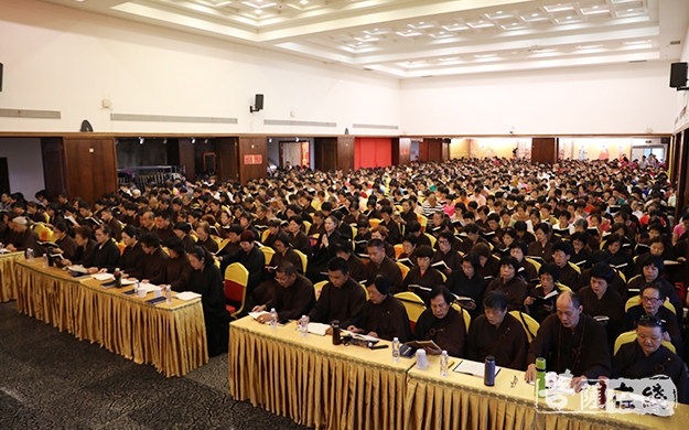 佛教-厦门鸿山寺第十四期千人共诵地藏经法会圆满