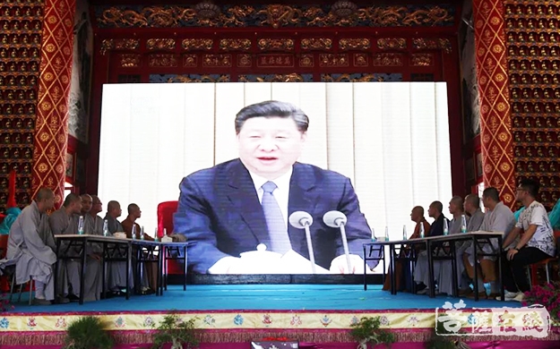 佛教-辽宁锦州佛协组织僧众学习习总书记系列重要讲话精神