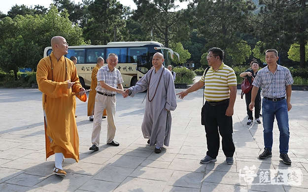 法华寺-广西区民宗委副主任梁柳宁一行赴湖州法华寺参访交流