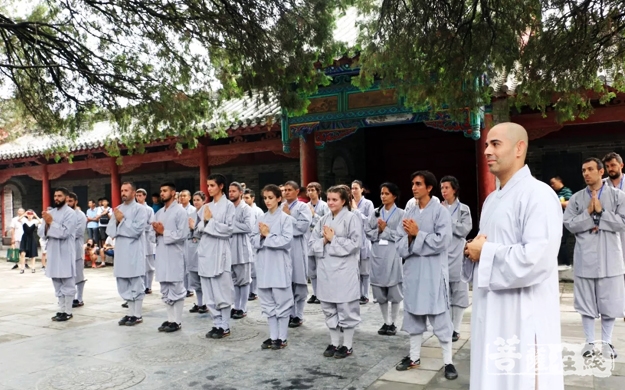 佛教-西班牙少林寺文化中心36人归山少林寺