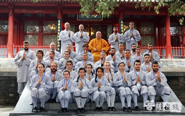 佛教-西班牙少林寺文化中心36人归山少林寺