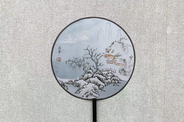 艺术-咫尺清凉意——2019杭州佛学院艺术院扇面展开幕