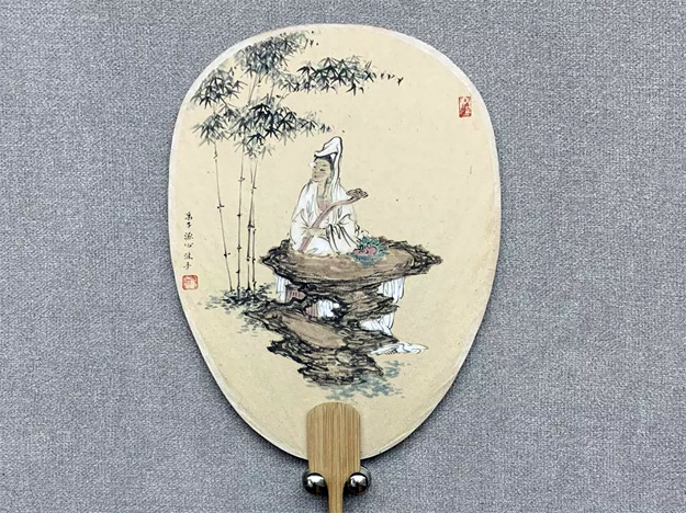 艺术-咫尺清凉意——2019杭州佛学院艺术院扇面展开幕