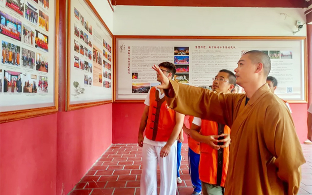 佛教-意大利威尼斯伟松武术馆刘玉伟一行参访南少林寺
