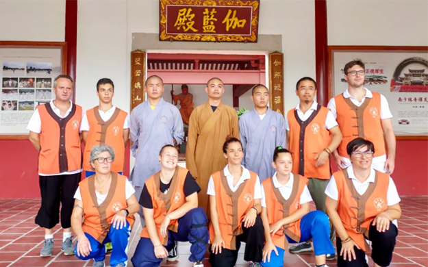 佛教-意大利威尼斯伟松武术馆刘玉伟一行参访南少林寺