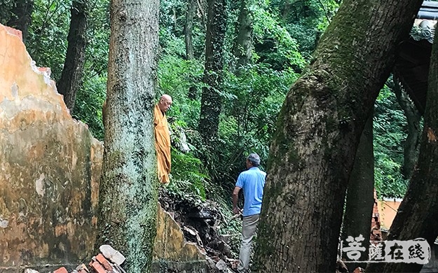 佛教-道慈大和尚赴常乐禅院等指导寺院基建恢复工作