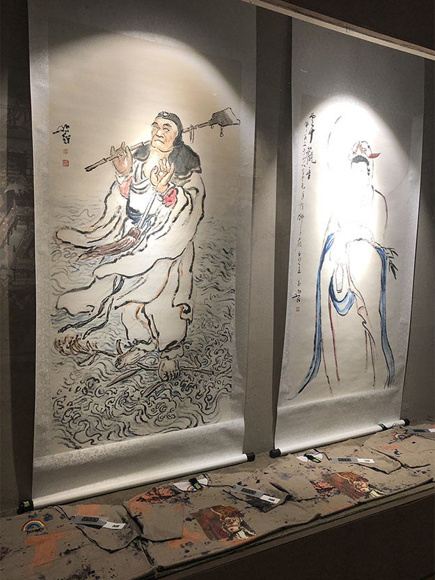 艺术-“回到敦煌”圆霖大师禅画展于敦煌开幕