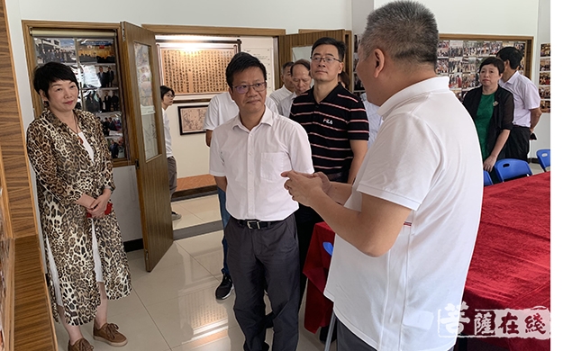 文化-福州市政协副主席罗蜀榕一行赴万福寺考察黄檗文化