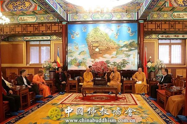 佛教-演觉副会长会见新加坡宗教联谊会代表团