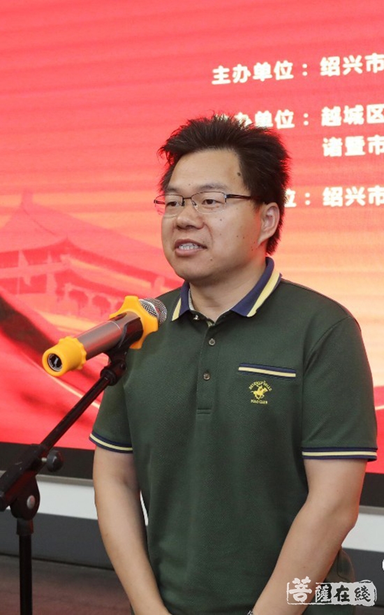 佛教-翰墨歌盛世 普天庆华诞——绍兴市佛教界书画作品展开幕