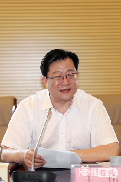 佛教-道慈大和尚赴中国佛学院普陀山学院慰问教师