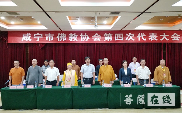 佛教-湖北咸宁市佛协召开四次代表大会 妙量法师当选会长