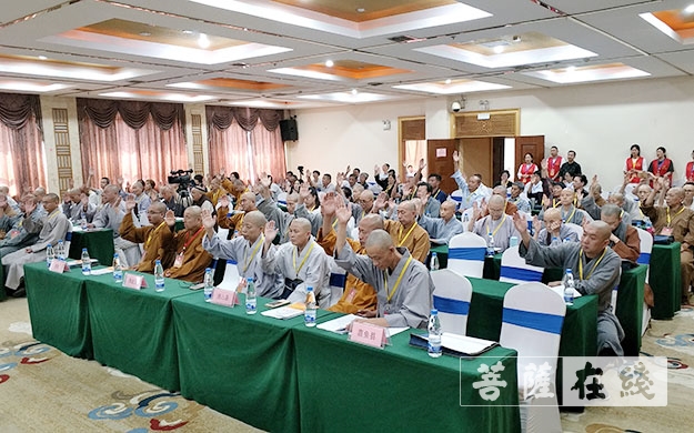 佛教-湖北咸宁市佛协召开四次代表大会 妙量法师当选会长