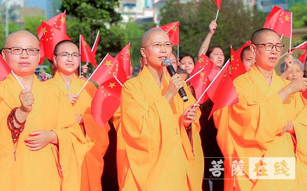 佛教-纯一法师领唱《我和我的祖国》 献礼新中国成立70周年