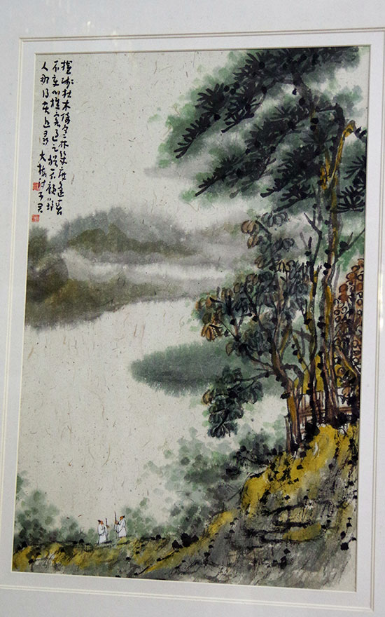 佛教-罗田县佛教界举行欢庆新中国成立70周年大型书画展暨座谈会