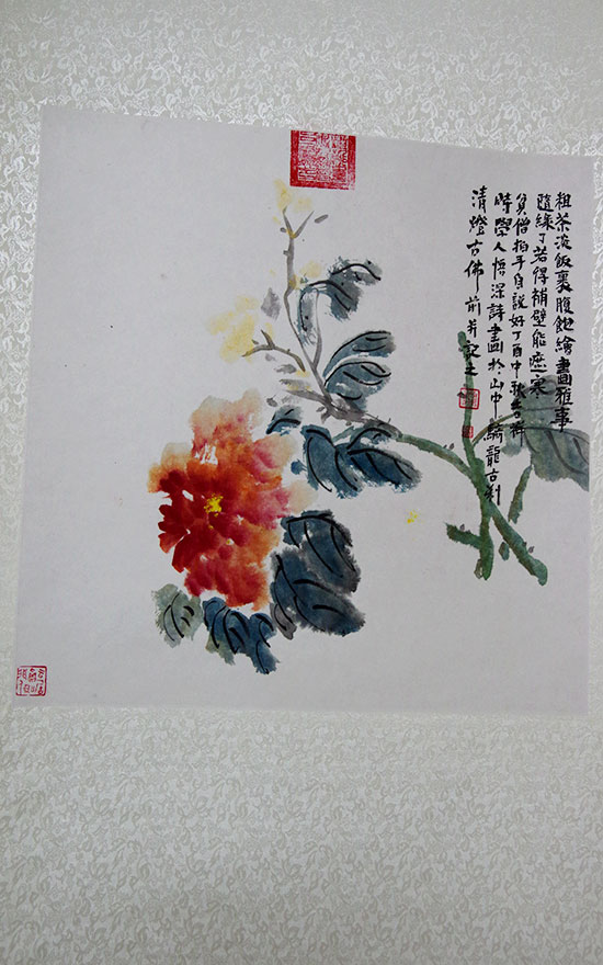 佛教-罗田县佛教界举行欢庆新中国成立70周年大型书画展暨座谈会
