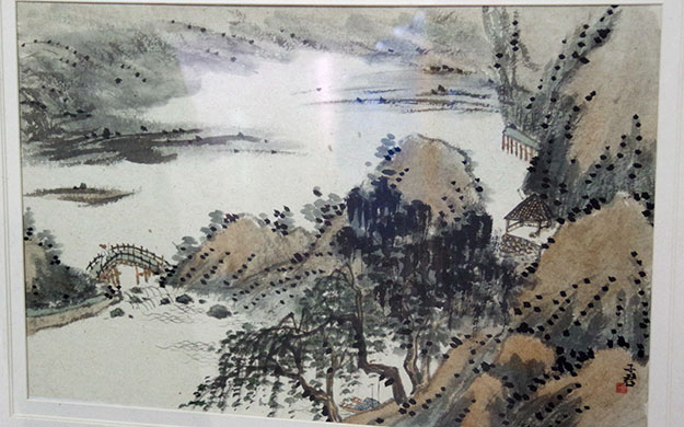 佛教-罗田县佛教界举行欢庆新中国成立70周年大型书画展暨座谈会