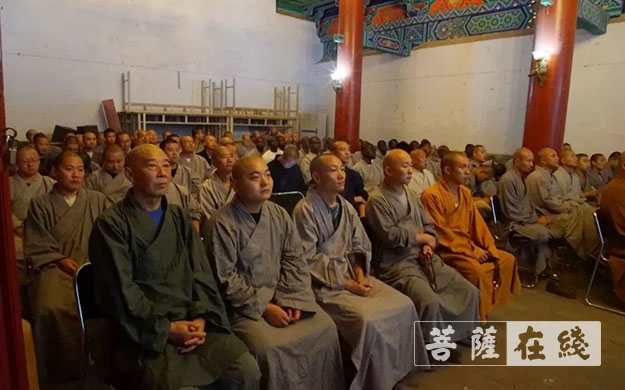 少林寺-嵩山少林寺举行升旗仪式庆祝中华人民共和国成立70周年
