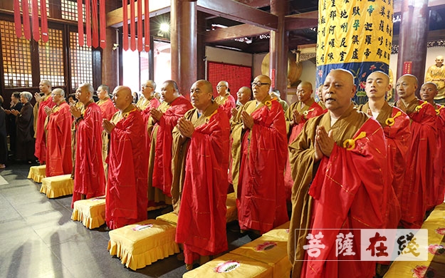 佛教-泰州市佛教协会举行庆祝中华人民共和国成立七十周年活动