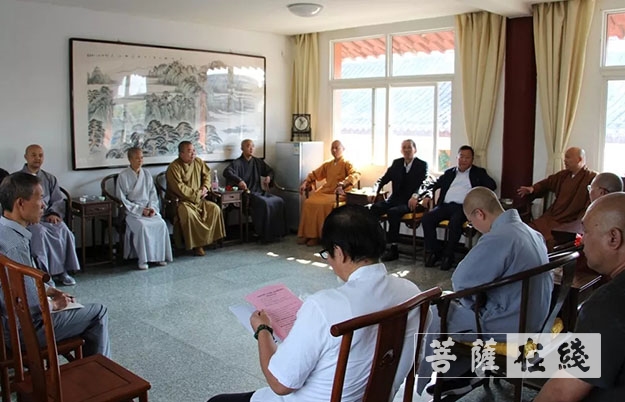 佛教-淮安市佛协举办座谈会，庆新中国成立70周年