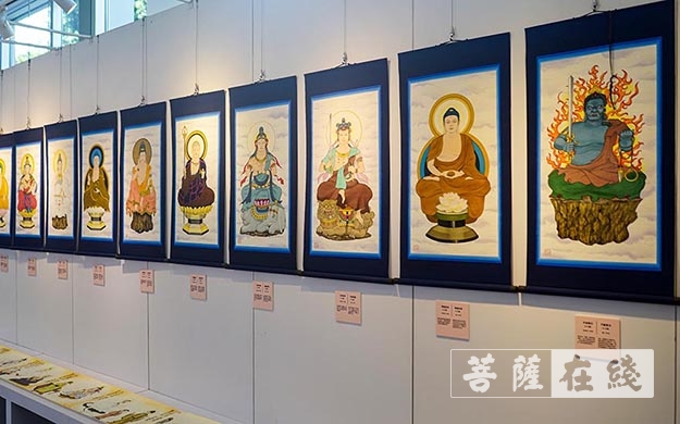 陈秀卿-中日黄檗文化之光-内藤香林画僧·陈秀卿居士书画展在厦门开幕