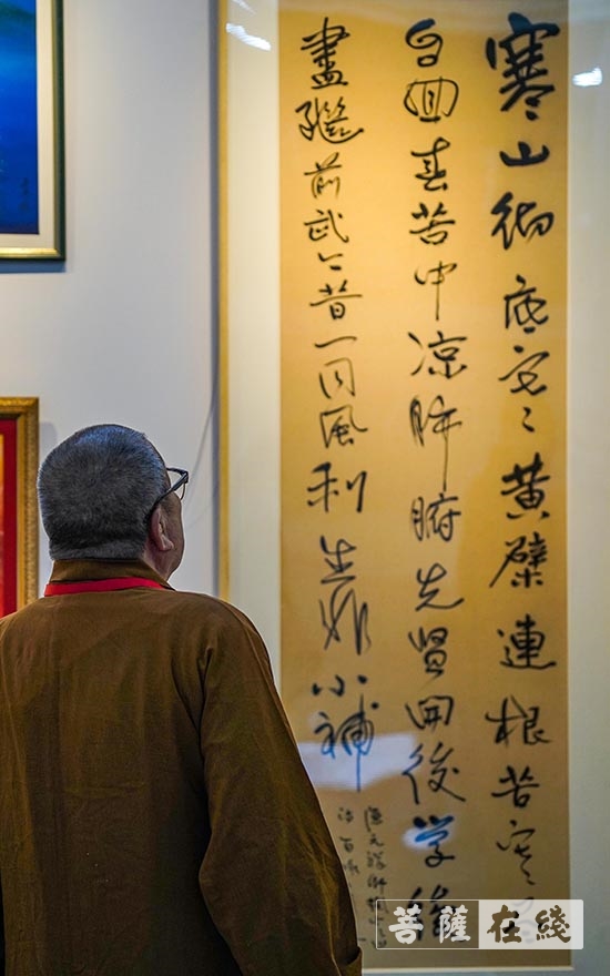 陈秀卿-中日黄檗文化之光-内藤香林画僧·陈秀卿居士书画展在厦门开幕