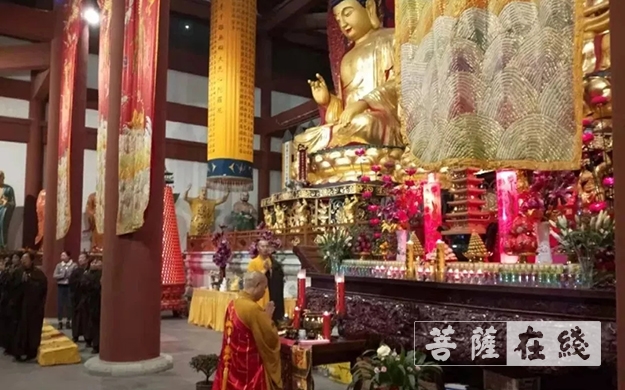 佛教-淮安景会寺举行农历九月十九观音菩萨出家日祝圣法会