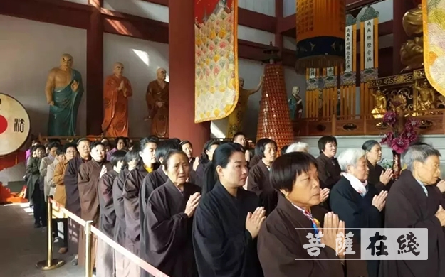 佛教-淮安景会寺举行农历九月十九观音菩萨出家日祝圣法会