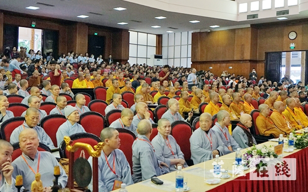 佛教-崇化大和尚应邀参加越南清化省佛教教会35周年纪念活动
