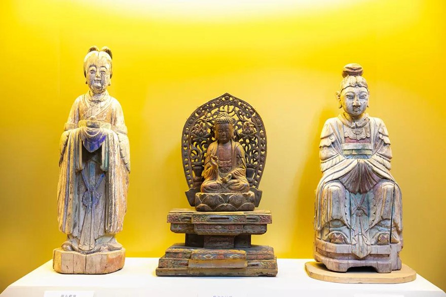 佛教-上海玉佛禅寺举行胡建宁老居士佛像捐赠和佛像艺术馆开馆仪式