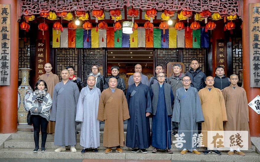 佛教-无锡市佛教协会副会长玉平法师一行参访湖州法华寺