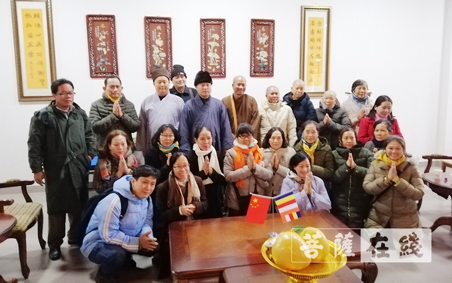 佛教-越南正觉寺方丈通根法师率团参访司空山二祖寺