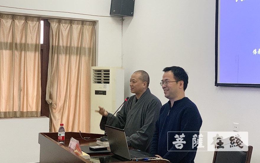 佛教-宣方教授为重庆佛学院师生讲解《人间佛教的理论与实践》