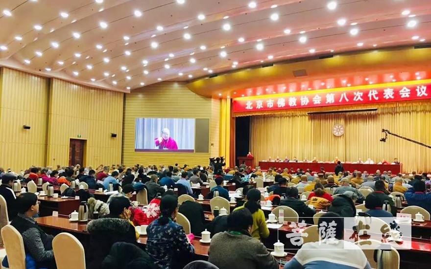 佛教-北京市佛教协会召开第八次代表会议