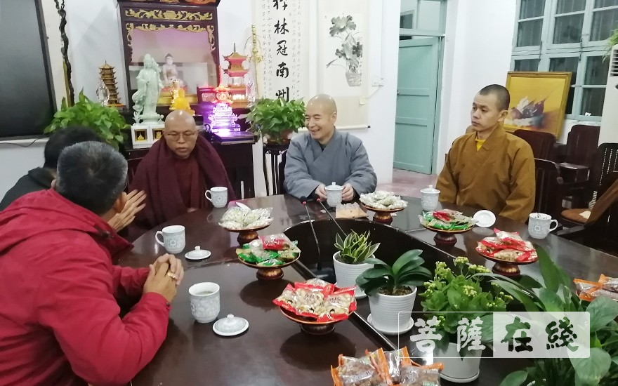 佛教-缅甸巴丹达蒂苏达喇苾达僧王参访三祖禅寺