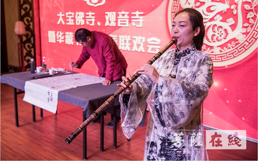大宝-大宝佛寺暨华藏书院新春联欢会如期举行